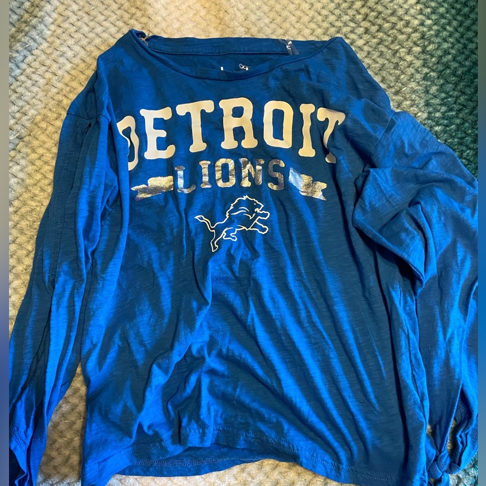 Cute Detroit lions long sleeve
